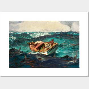 vintage art ships Posters and Art